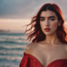 Dua Lipa Stuns in Rose-Inspired Red Prada Gown at Critics Choice Awards 2024 – Is She Hollywood’s New Style Icon?