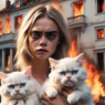 Cara Delevingne’s $7M LA Mansion Engulfed in Flames! You Won’t Believe What Happened to Her Cats!